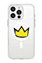 iPhone 16 Pro Max Magsafe Case for iPhone Shockproof Phone Bumper Cover - Yellow Crown