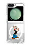 Case for Samsung Galaxy Z Flip 5 Compatible with MagSafe, Shockproof Phone Bumper Cover Popey