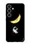 Protective Case Anti Scratch Shock Proof Bumper Cover For Samsung Galaxy S24 Plus Astronaut Hanging