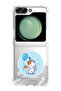 Case for Samsung Galaxy Z Flip 5 Compatible with MagSafe, Shockproof Bumper Case Cute Cat Birthday