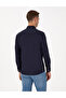 Navy Blue Regular Fit Long Sleeve Shirt 50311487-Vr033 - 5