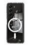 Case for Samsung Galaxy Z Fold 5 Compatible with MagSafe, Shockproof Phone Bumper Cover Escape