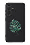 Protective Liquid Silicone Shockproof Case For Samsung Galaxy S24 Plus (Black) - Monstera Leave