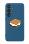 Protective Liquid Silicone Shockproof Case For Samsung Galaxy S24 Plus (Blue) - Ice Cream