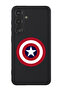 Protective Liquid Silicone Case For Samsung Galaxy S24 Plus (Black) - Captain America Shield 1