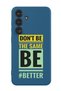 Protective Liquid Silicone Shockproof Case For Samsung Galaxy S24 Plus (Blue) - Dont be the same
