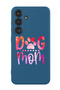 Protective Liquid Silicone Shockproof Case For Samsung Galaxy S24 Plus (Blue) - Dog with bubble