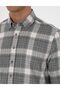 Gray Regular Fit Plaid Long Sleeve Sport Shirt 50311114-Vr024 - 7