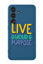 Protective Liquid Silicone Shockproof Case For Samsung Galaxy S24 Plus (Blue) - Live your purpose