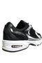 Women Men Unisex Orthopedic Sole Cloth Anorak Faux Leather Comfortable Daily Sneaker Sports Shoes Black - 2