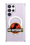 Case for Samsung Galaxy S23 Ultra Compatible with MagSafe, Shockproof Phone Bumper Cover No Internet