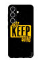 Protective Case Anti Scratch Shock Proof Bumper Cover For Samsung Galaxy S24 Plus Keep going