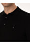 Black Slim Fit Polo Neck Basic Knitwear Sweater 50314189-Vr046 - 7
