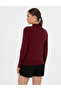 Vişne Slim Fit Half Fisherman Basic Sweater 50310887-Vr223 - 5