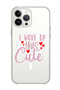 Case for iPhone 14 Pro Max Compatible with MagSafe, Shockproof Cover i woke up this cute