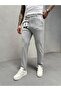 بنطلون قماش رمادي Slimfit - 3