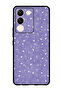 Protective Case Anti Scratch Shock Proof Bumper Cover For Vivo V29e Hearts Purple Background
