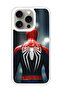 Protective Case Cover For APPLE IPHONE 15 Pro Spider Man Back (White Bumper)