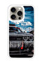 Protective Case Cover For APPLE IPHONE 15 Pro Mustang SRT (White Bumper)