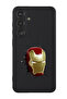 Protective Liquid Silicone Shockproof Case For Samsung Galaxy S24 Plus (Black) - Iron man
