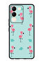 Protective Case Anti Scratch Shock Proof Bumper Cover For Vivo V29e Flamingo Pattern