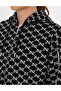 Black Comfort Fit Zippered Sweatshirt 50309116-Vr046 - 7