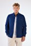 Men's Regular Fit Long Sleeve Light Navy Blue Shirt