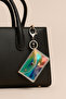 Hologram Transparent Card Holder with Keychain – Contactless Payment Compatible, Slim and Practical Wallet