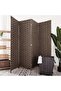 4-Panel Room Dividers and Folding Privacy Screens Partition Walls for Bedroom Rattan Screen Di - 2