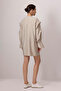 Stone Embroidered Ruffle Kupra Tunic - 4