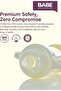 Glass Feeding Bottle With Cover 8 oz / 240 ml LARGE - LIMITED TIME OFFER - (Pack of 2) Large 8 - 5