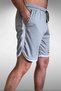 Men's Gray Summer Sports Shorts Casual Basketball Football Fitness Exercise Running Bermuda - 4