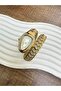 Zircon Stone Detailed Snake Model Women's Wristwatch - 3