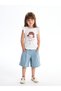 Beli Lastikli Basic Kız Bebek Jean Şort