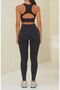 Women's Surya Dark Anthracite Color Recovery Ankle Length Leggings - 2
