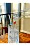 Glass Set of 2 Penguin Strawberry Figured Straws - 2