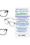 Unisex Brown Framed Blue Light Protection Blue Block Transparent Glasses Tctgt000101G0218 - 4