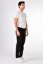 Men's Regular Fit Black Trousers - 2