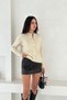 Soft Textured Crew Neck Knitwear Cardigan Aw25Hi0001 - 4