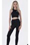 Women's High Waist Lycra Tights Crop Suit - 3