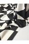 Cotton Viscose in Black and White Colors (Width 140 cm X Length 225 cm) - 4