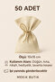50Pcs 10X15Pcs Natural Linen Multi-Purpose Cloth Pouch - Lavender Pouch - Soap Pouch - Cloth Pouch