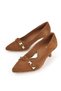 , Women's Genuine Leather Shoes 1531050Z26105005K Tan - 5
