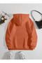 Unisex Men/Women Orange Cat Colorful Custom Printed Cotton Oversize Hooded Sweatshirt - 2