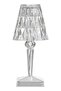 Diamond Crystal Table Lamp White 30cm