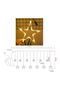 10-Star LED String Curtain Light Yellow 8.2x2.6feet - 4