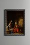 Sultan of Iconia with Eleanor of Guyenne - Vintage Patterned Frame