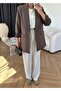 Women's Leopard Patterned Lined Blazer Jacket - 4
