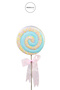 Christmas Ornament Glittery Lollipop Ornament Water Green 40 cm - 4