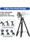 170cm Camera Tripod, Phone Tripod Stand with Quick-Release Plate - 4